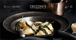 Desktop Screenshot of cecconis.com