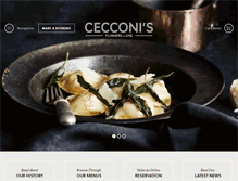 Tablet Screenshot of cecconis.com